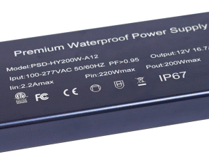 Ultra thin non-dimming waterproof 200W constant voltage power supply 12/24/36/48Vdc