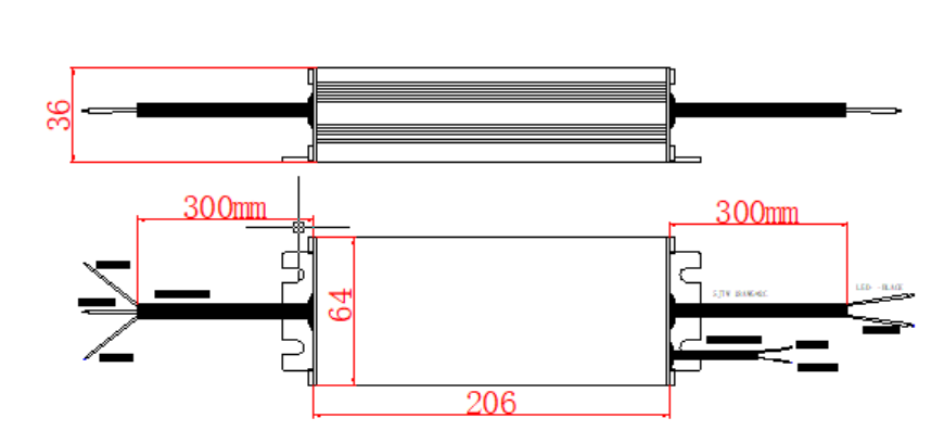 300W-DC-TO-DC-LED-Driver-size