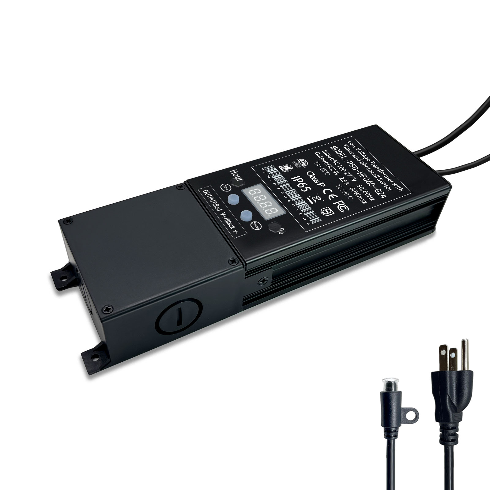 Time control waterproof IP65 constant voltage LED Driver 60W - 图片 4